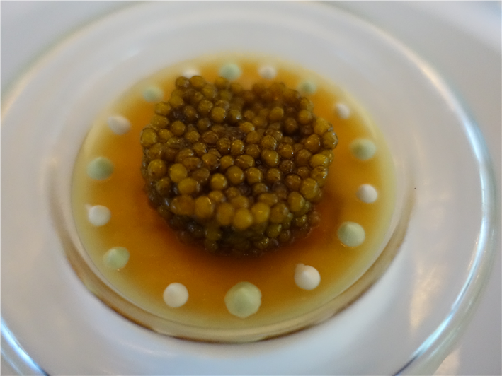 vichysoisse with caviar